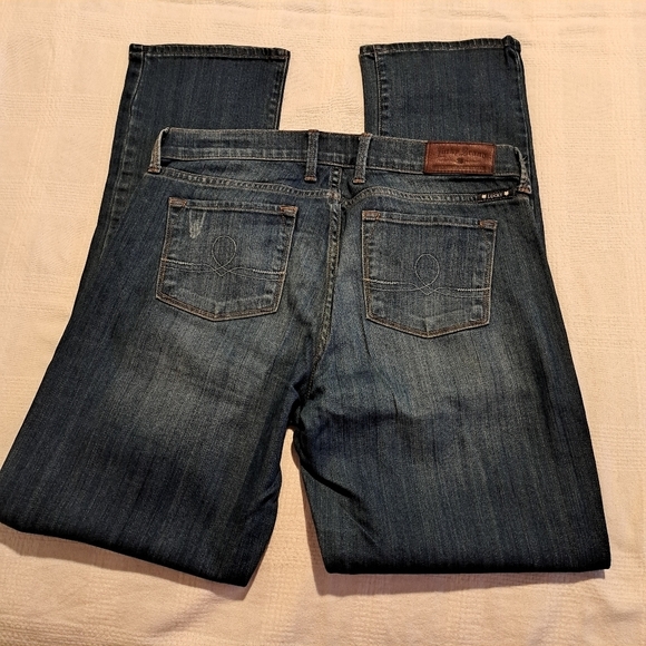 Lucky Brand women's size 10 x 30 Sofia Straight leg, stretch jeans - Picture 5 of 9
